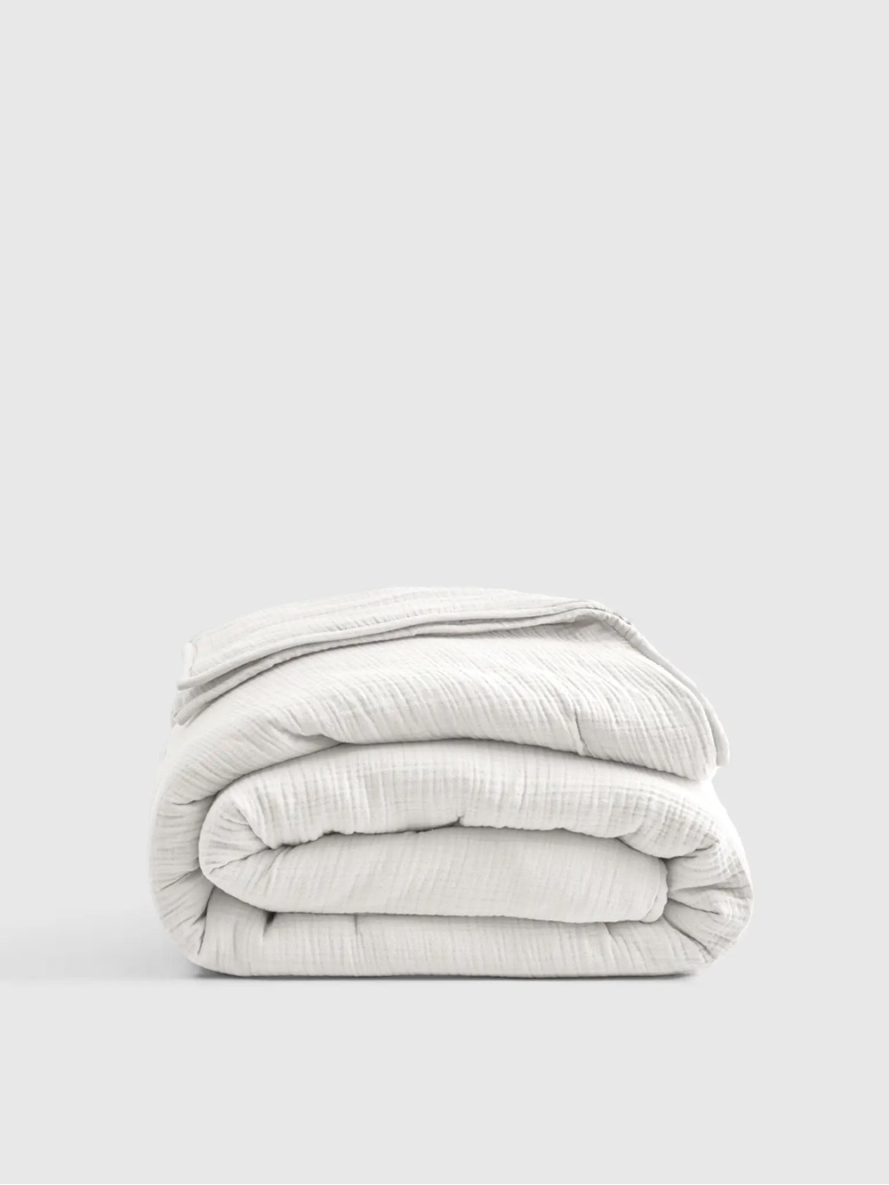 QUINCE Organic Cotton Gauze Dream Quilt King/Cal King White 0712